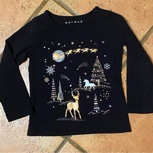 🎄🦌 Christmas long sleeve shirt, 2-3T